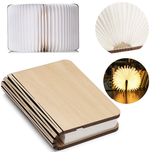 LED WOODEN BOOK LAMP